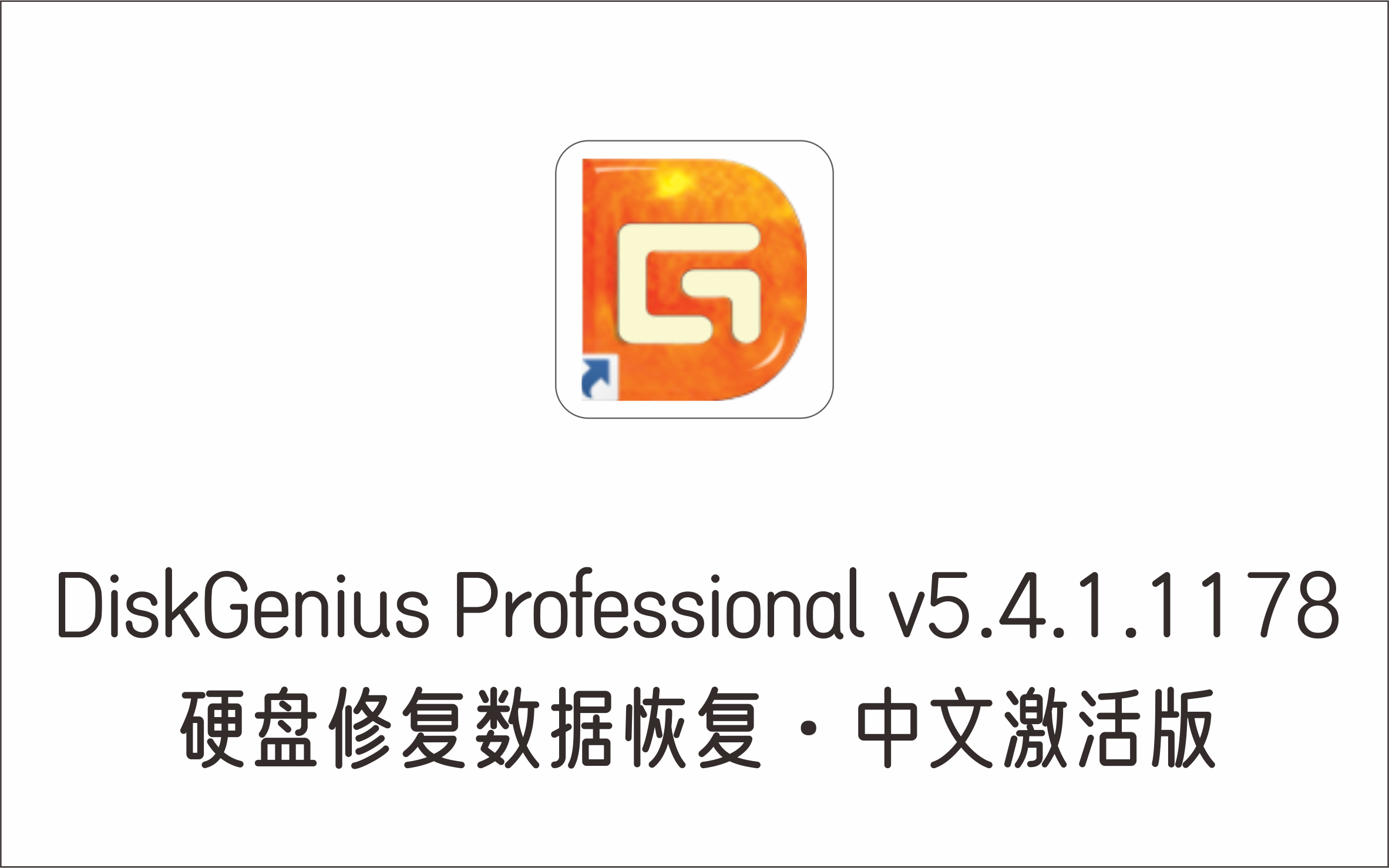 硬盘分区与数据恢复软件 DiskGenius Professional v5.4.1.1178 中文-1